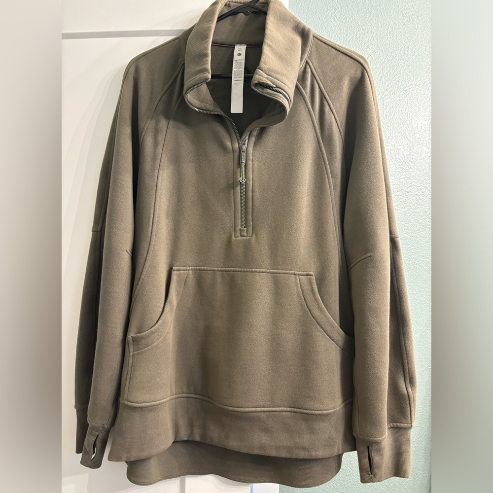 Women’s Lululemon oversized long 3/4 zip